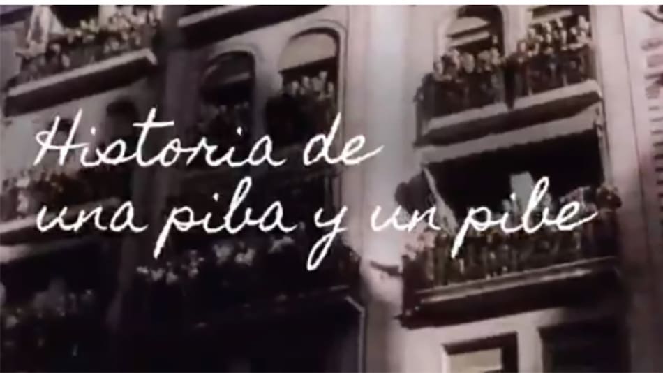 Historia de un pibe y una piba. Foto: Captura de video.