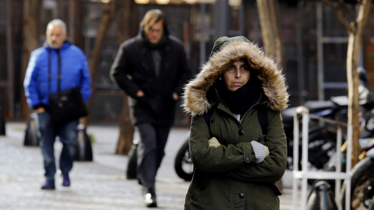 Clima invernal en Argentina: heladas, lluvias y alerta amarilla por vientos fuertes en una provincia