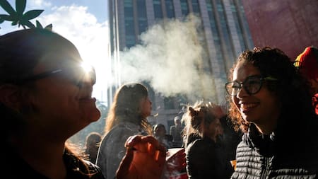 Marcha de la Marihuana en San Pablo, Brasil. Foto: Reuters