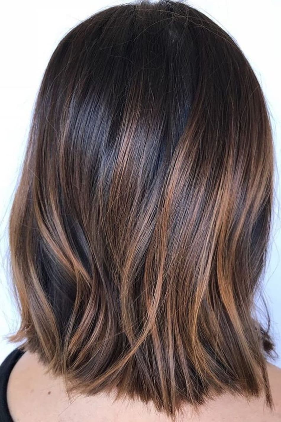 Mechas sin decolorar. Foto PINTEREST