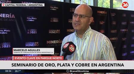 Seminario de Cobre, oro y plata en la Argentina.