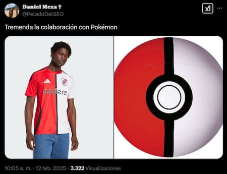 Los memes que generó la tercera camiseta de River Plate para 2025. Foto: captura de pantalla.