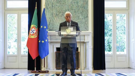 António Costa, primer ministro portugués, anunció su renuncia. Foto: EFE.