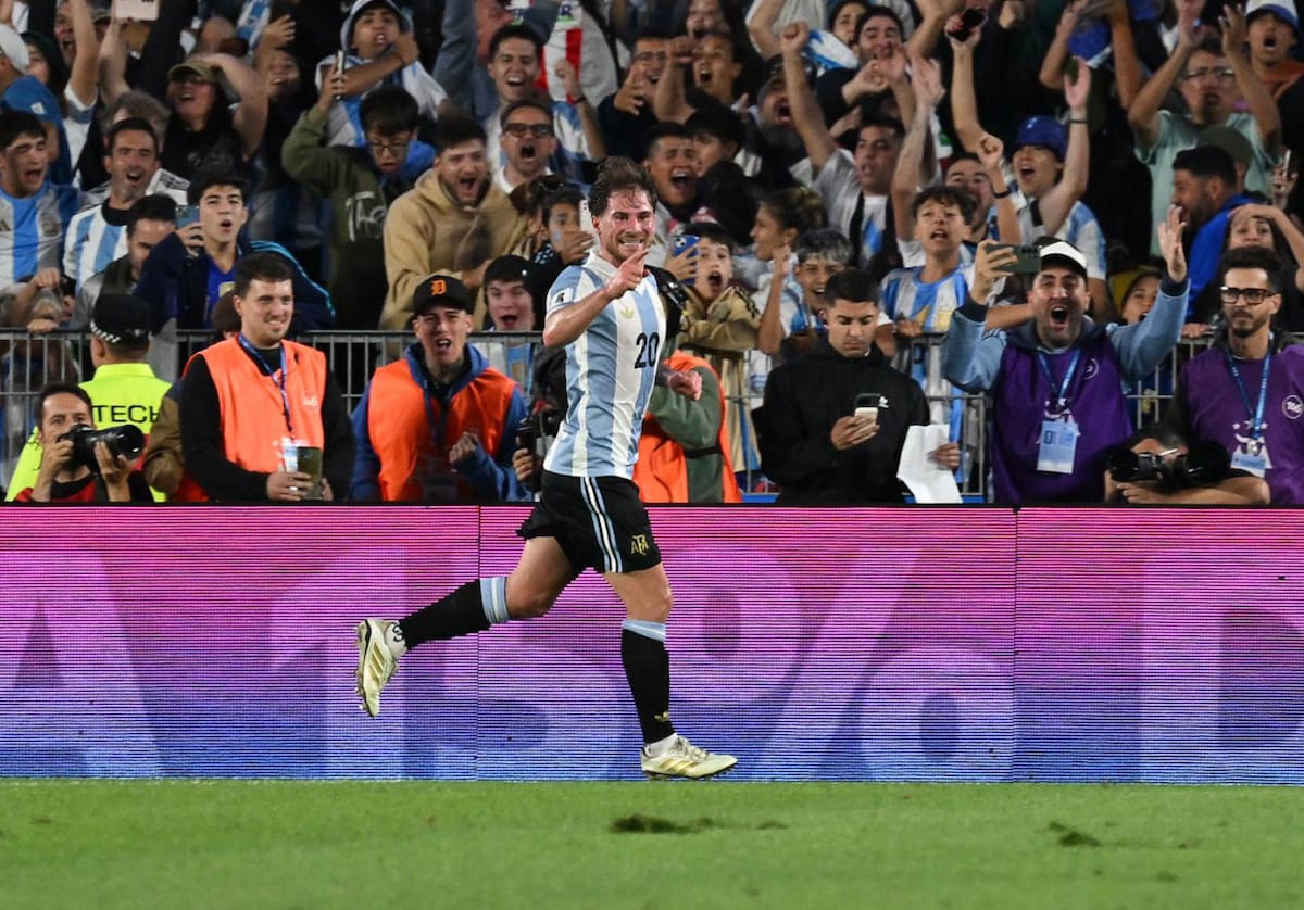 Alexis Mac Allister en la Selección Argentina. Foto: NA/Juan Foglia