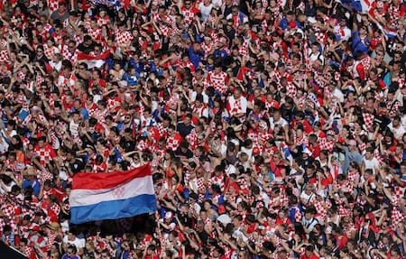 Recibimiento jugadores de Croacia - Zagreb