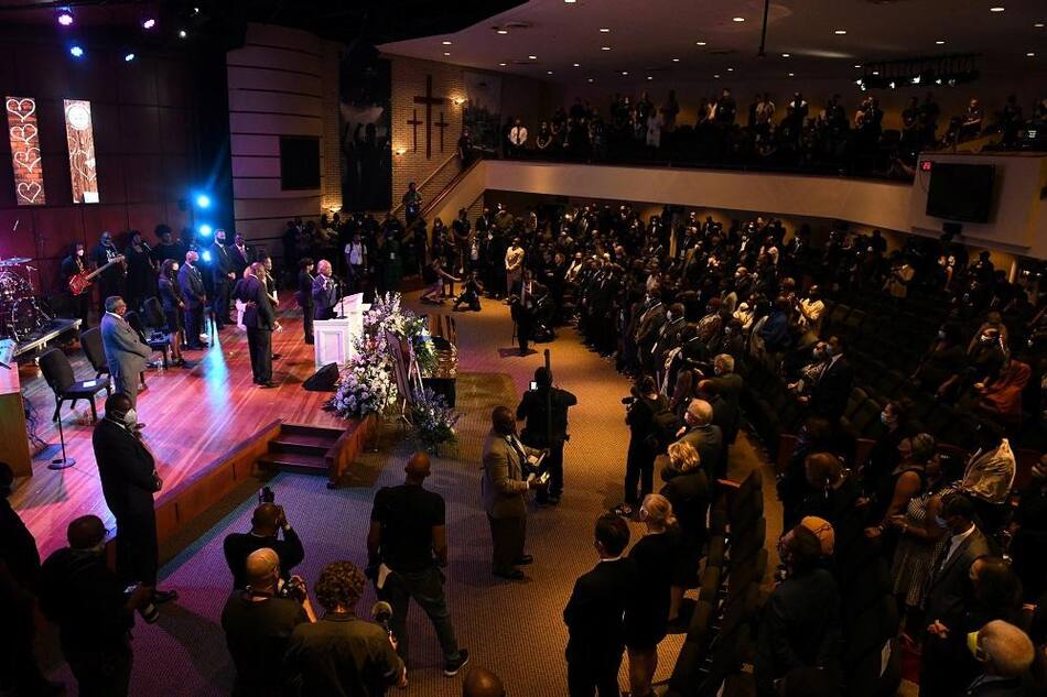 Funeral de George Floyd en Minneapolis, Reuters
