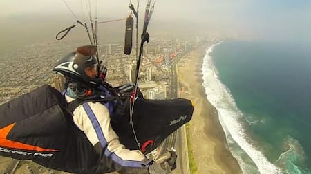 Claudio Kegalj, parapentista desaparecido