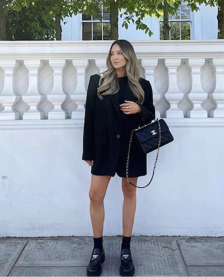 Mocasines con plataforma. Foto Pinterest @ElviShin