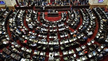 Sesión en Diputados. Foto: NA