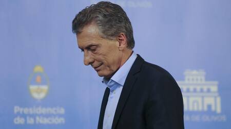 Mauricio Macri en conferencia de Prensa en la Quinta de Olivos - NA -