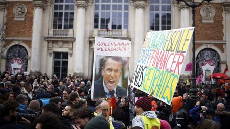 Migrantes en Francia. Foto: EFE