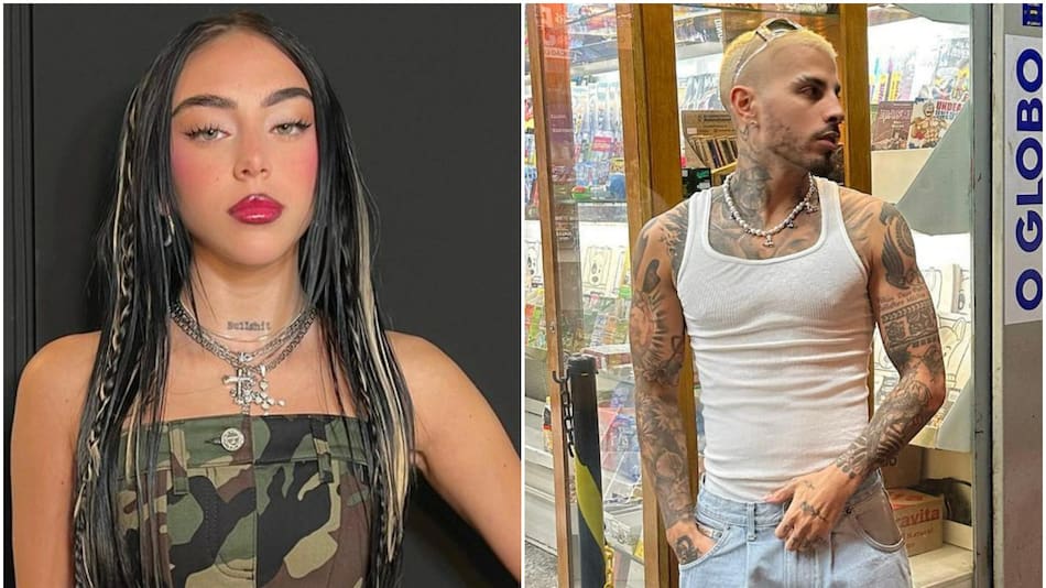Nicki Nicole y Rauw Alejandro. Fotos: Instagram.