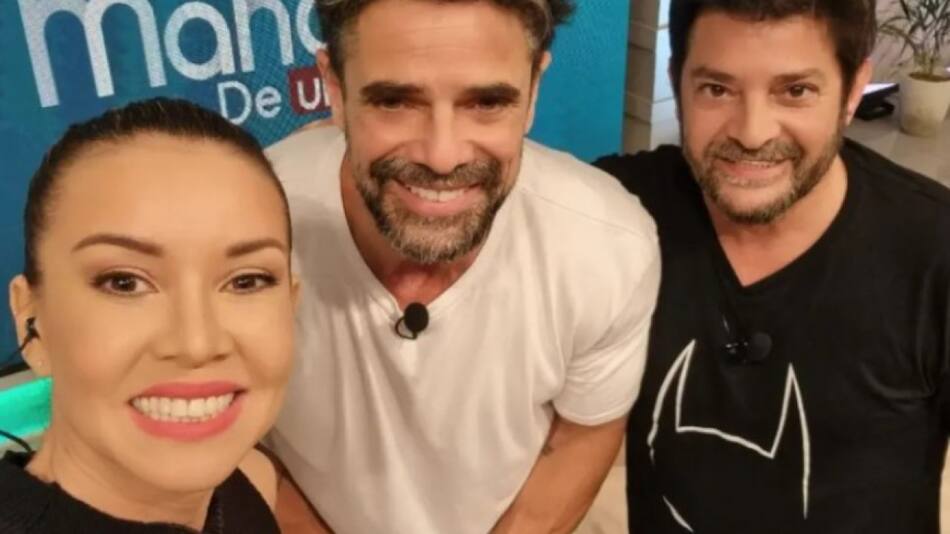 Dallys Ferreira, Luciano Castro y Pablo Rago. Foto: NA.