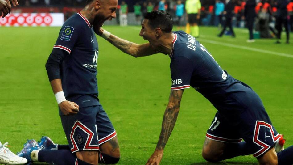 Angel Di Maria y Neymar, EFE