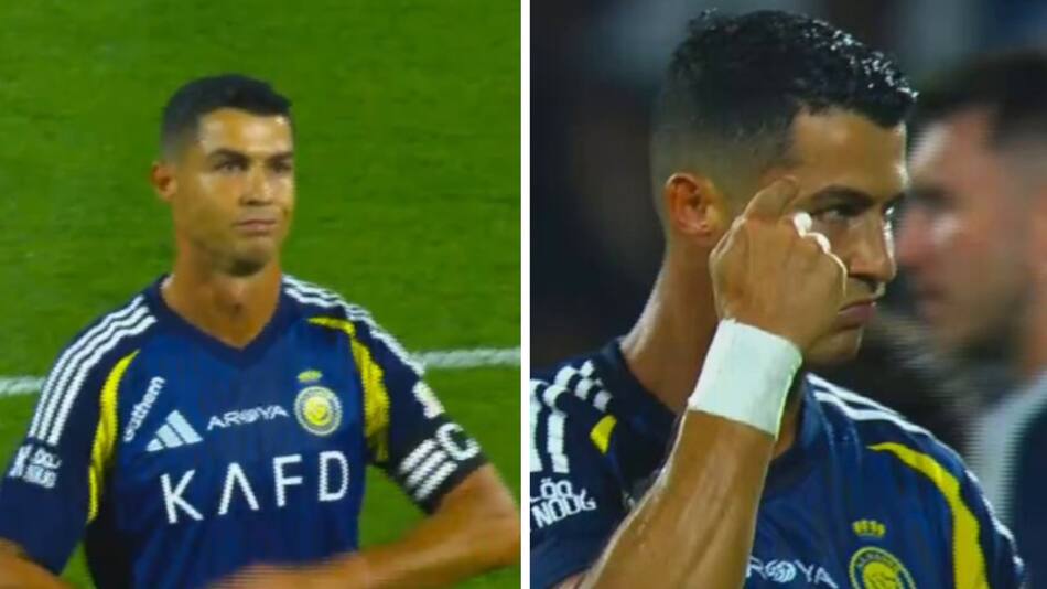 Cristiano Ronaldo. Fotos: captura video