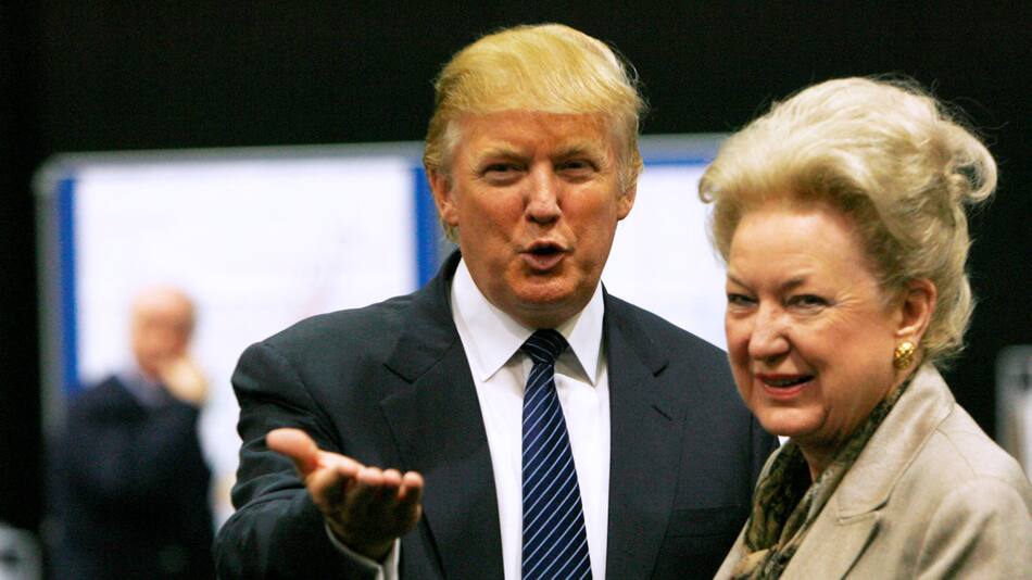Maryanne Trump Barry y Donald Trump. Foto: Reuters