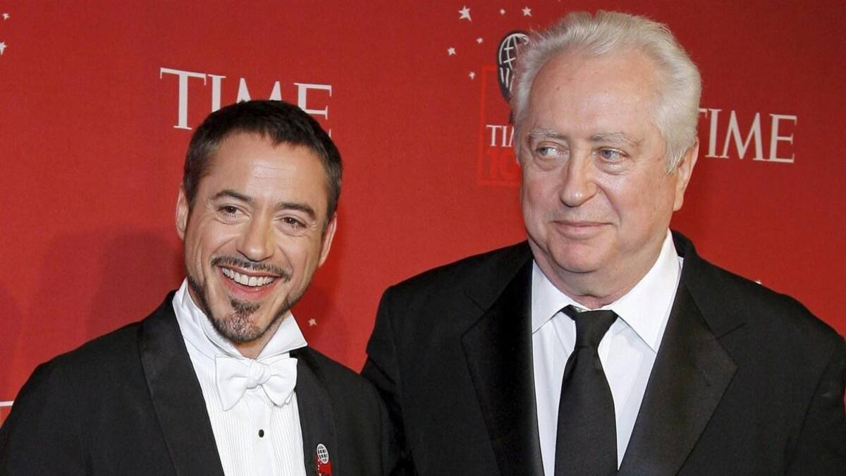 El director Robert Downey Sr. y el actor Robert Downey Jr. EFE