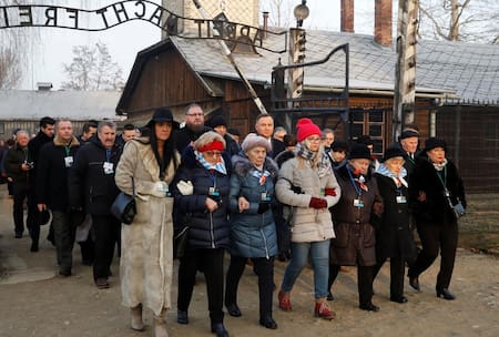 Auschwitz, aniversario de liberación, campo de concentración, Holocausto (Reuters)