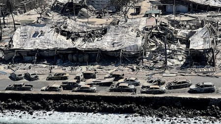 Incendios en Hawai. Foto: Reuters.