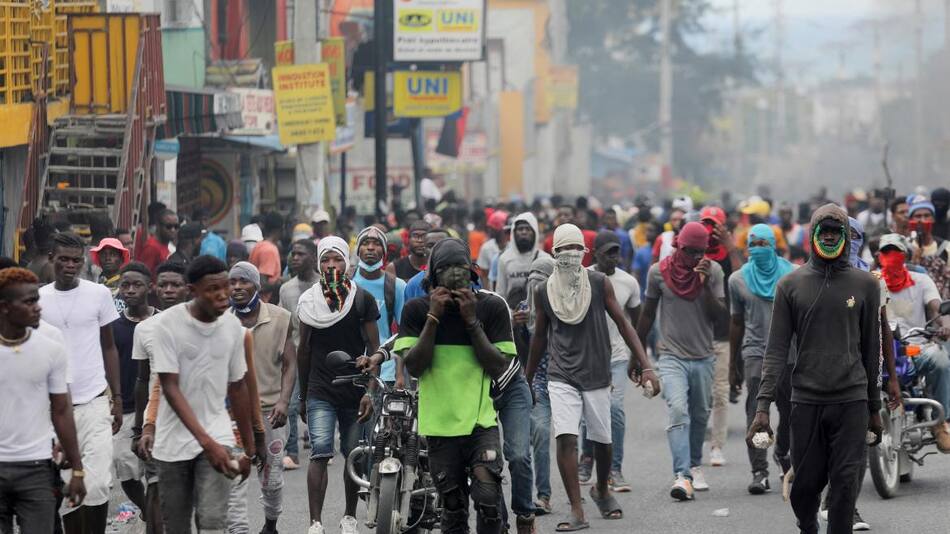 Las protestas en Haití_Reuters