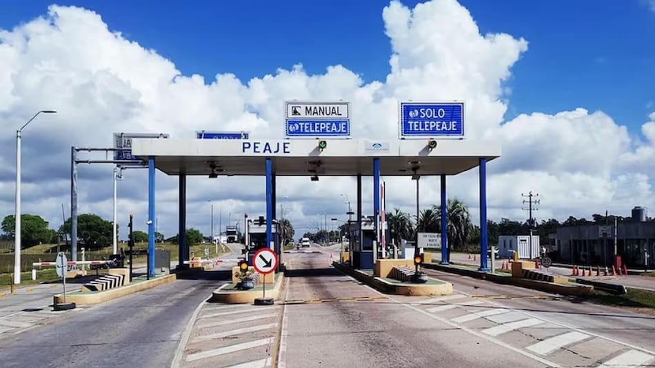Peaje de Uruguay. Fuente: X