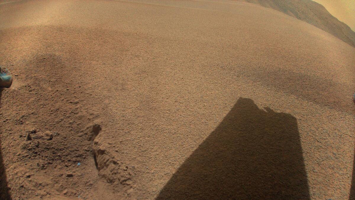 Una nave de la NASA en medio de una misión en Marte. Foto: EFE.