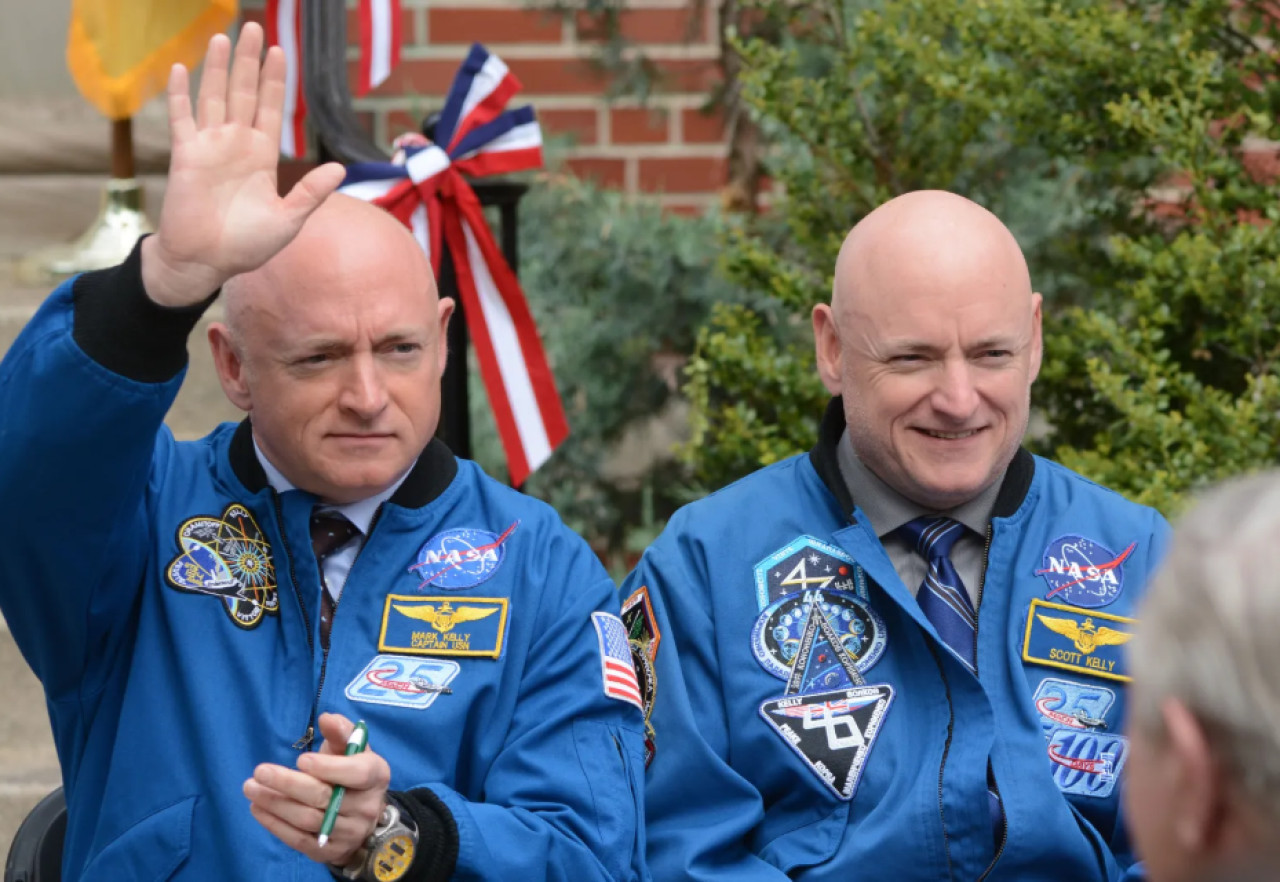 Scott y Mark Kelly. Foto: NASA.