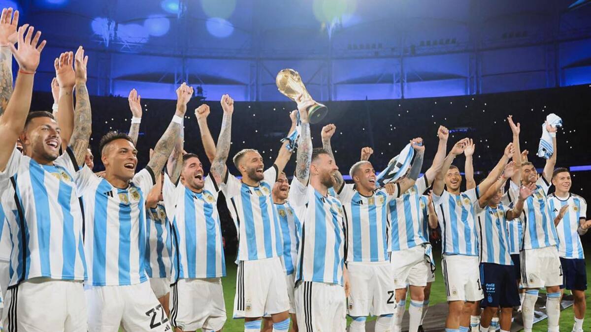 Selección Argentina. Foto: NA.