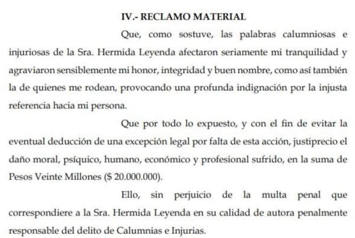 La denuncia de Gonzalo Montiel. Foto: NA.