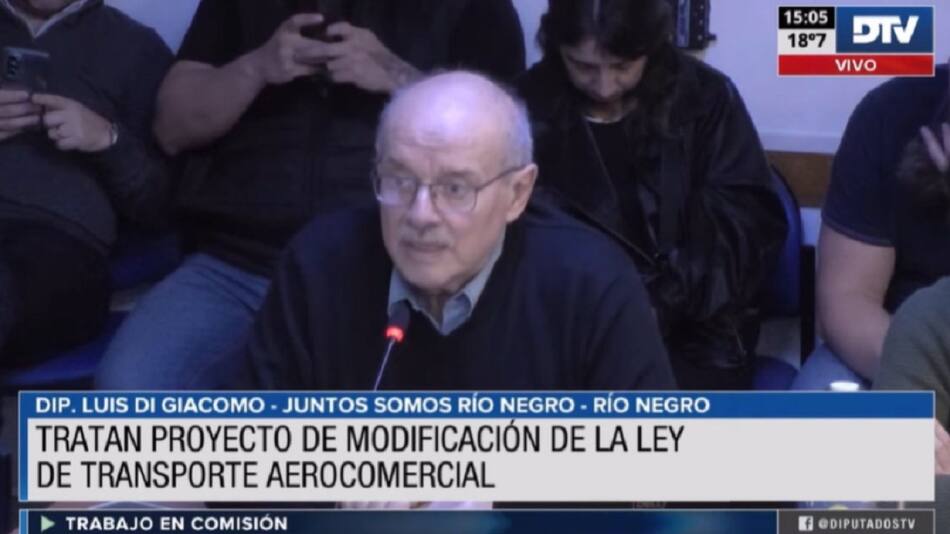 Aerolíneas Argentinas en Diputados. Foto: DTV.