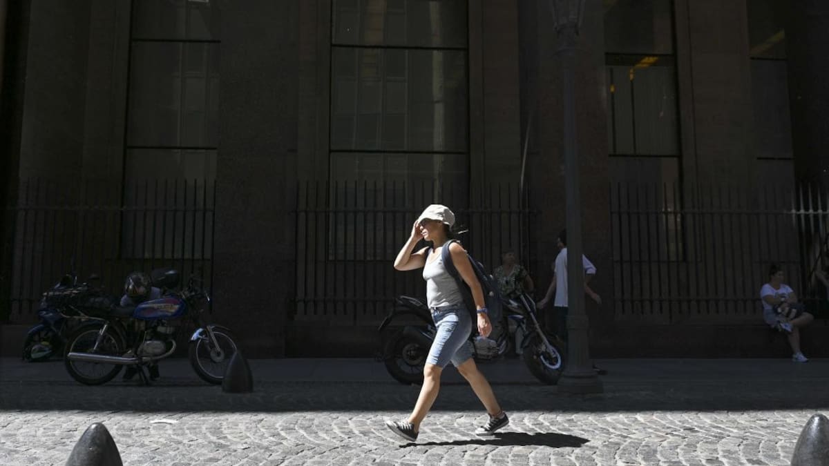 Ola de calor, Buenos Aires. Foto: Télam