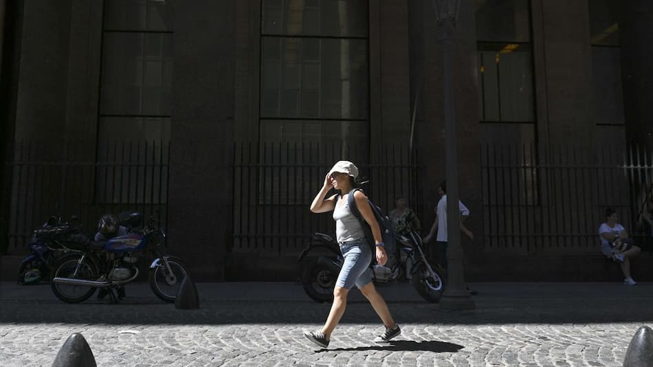 Ola de calor, Buenos Aires. Foto: Télam