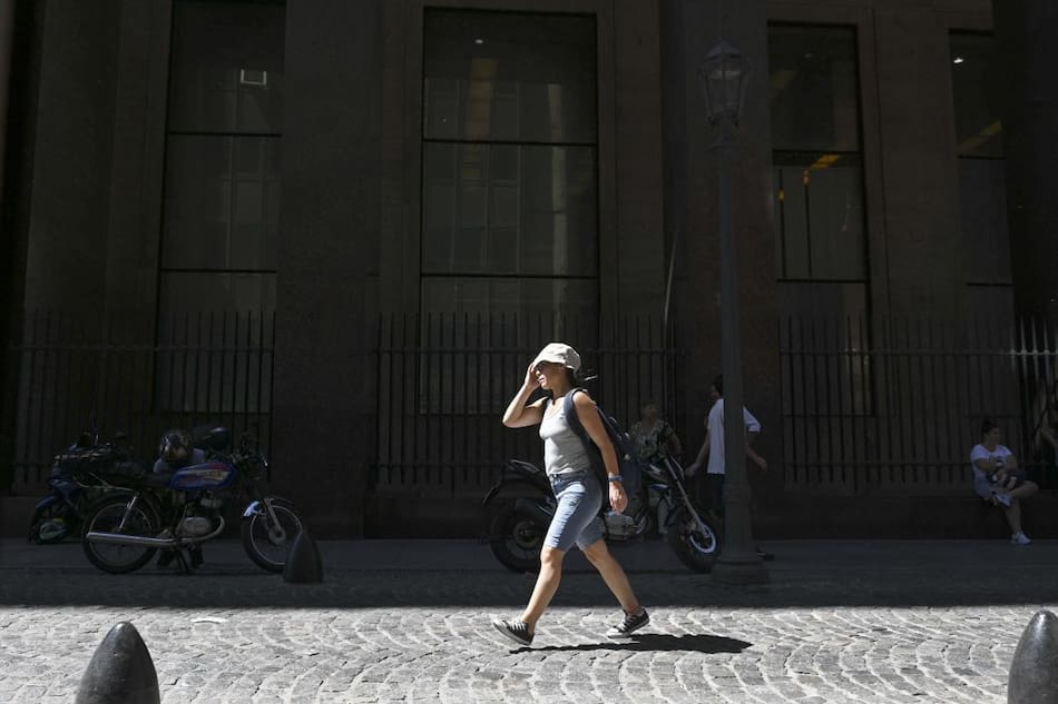 Ola de calor, Buenos Aires. Foto: Télam
