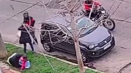 Motochorros en Morón. Foto: NA.