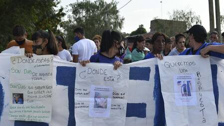 Marcha por aparición de Tehuel de la Torre, NA
