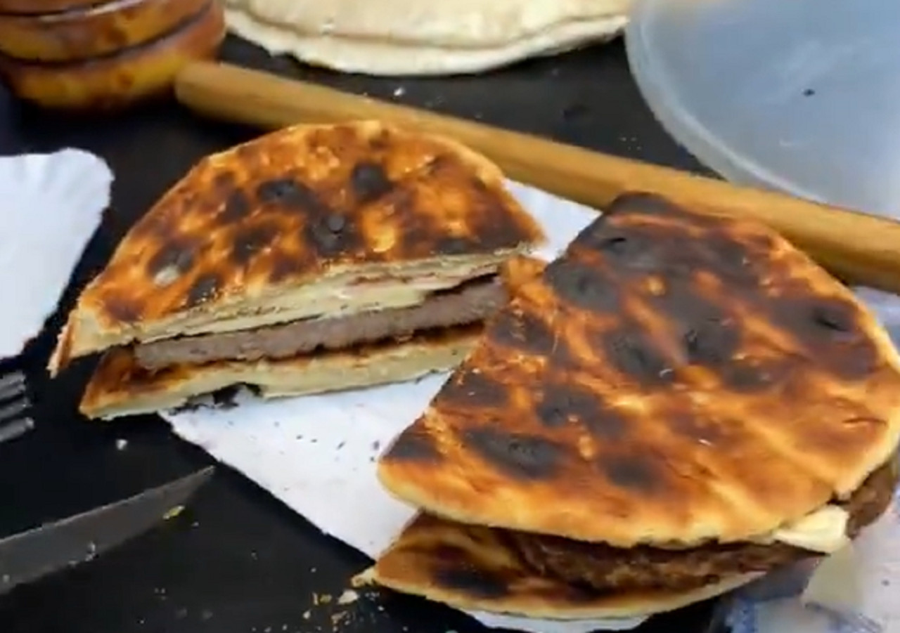 Qué es la "hamburtilla" que es furor en TikTok. Foto: captura video TikTok.
