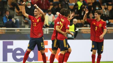 Festejo de España ante Italia por la UEFA Nations League, AGENCIA EFE