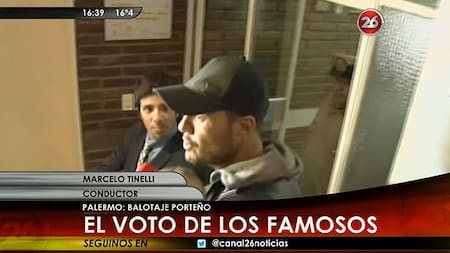 Votó Marcelo Tinelli