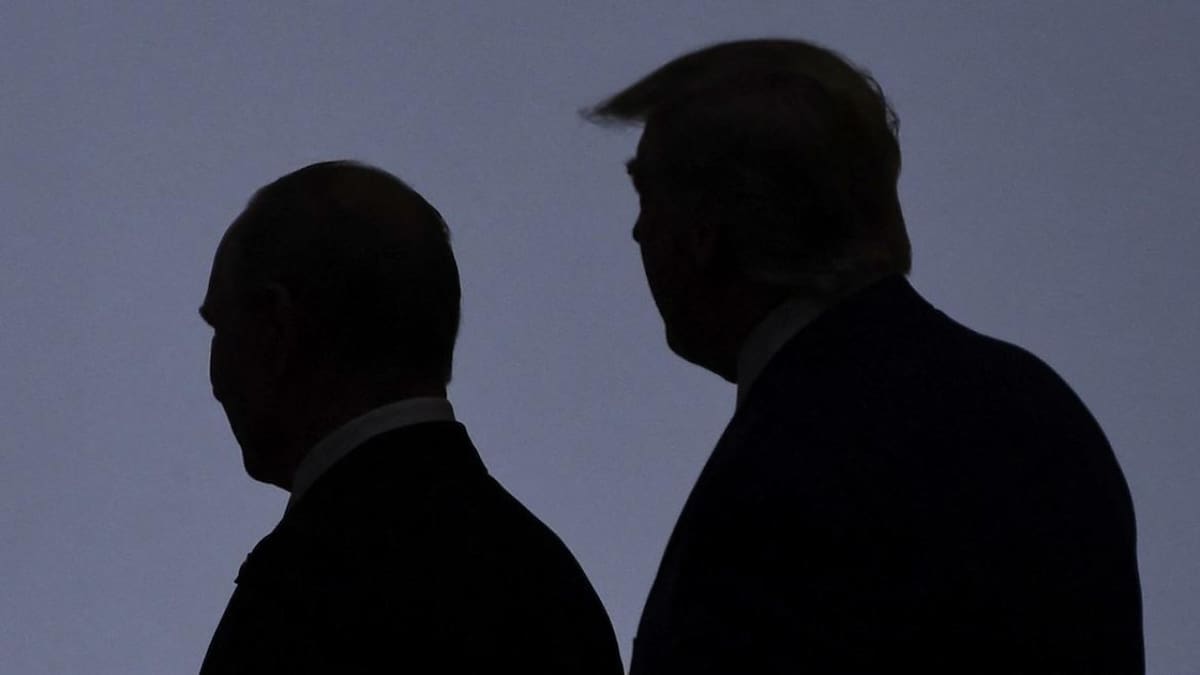 Scholtz y Trump. Foto: Reuters