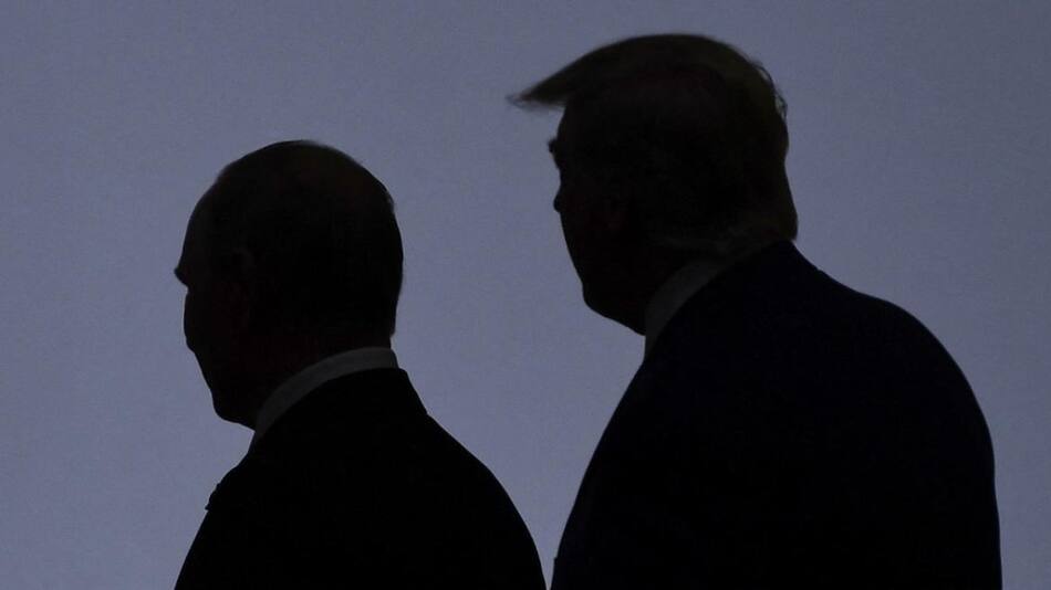 Scholtz y Trump. Foto: Reuters