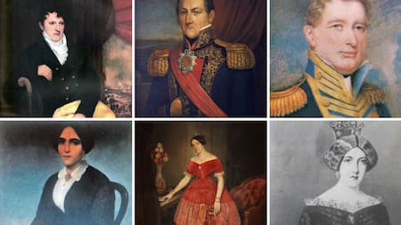 Belgrano, Rosas y el Almirante Brown tuvieron hijas