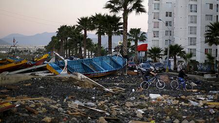 Terremoto en Chile. Foto Reuters.