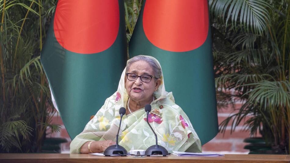 La ex primera ministra de Bangladesh, Sheikh Hasina. Foto: EFE.