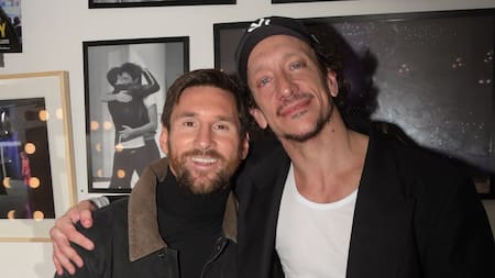 Lionel Messi y Nicolás Vázquez.