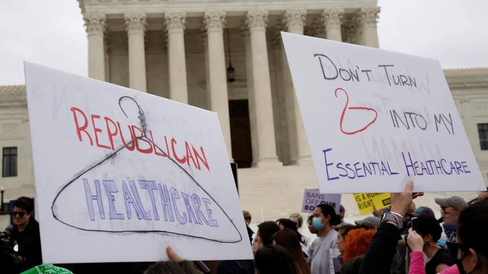 Aborto en Estados Unidos, marcha. Foto: Reuters