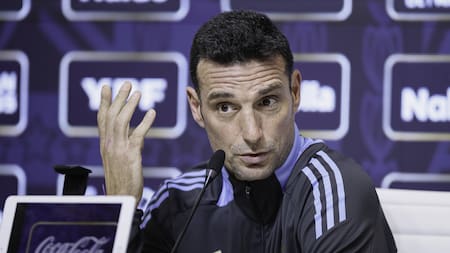 Lionel Scaloni, entrenador de la Selección argentina. Foto: NA.