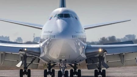 Avión venezolano con iraníes, Foto NA