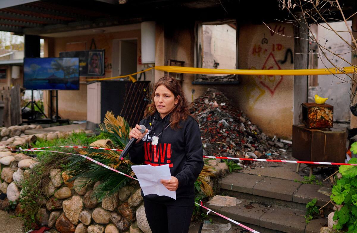 Amit Soussana, rehen israelí que denunció abuso sexual de Hamas en su cautiverio. Foto: REUTERS.