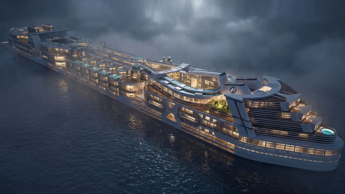 Freedom Ship, el proyecto de megaciudad flotante que podría albergar a más de 80.000 personas.