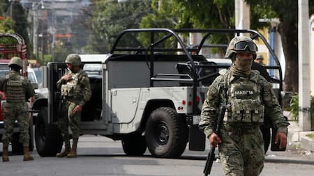 Miembros de la Marina de México; operativo de narcotráfico. Foto: Reuters.